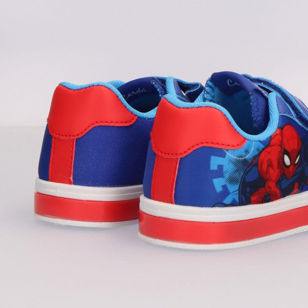 Marvel Spiderman canvas trainers with ligths
