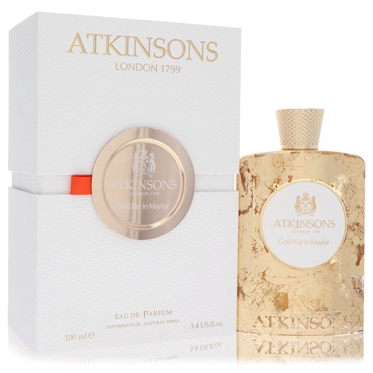 Atkinsons Gold Fair In Mayfair by Atkinsons Eau De Parfum Spray (Unisex) 3.4 oz (Women)