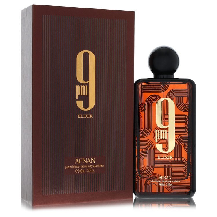 Afnan 9Pm Elixir Intense by Afnan Parfum Intense Spray (Unisex) 3.4 oz (Men)