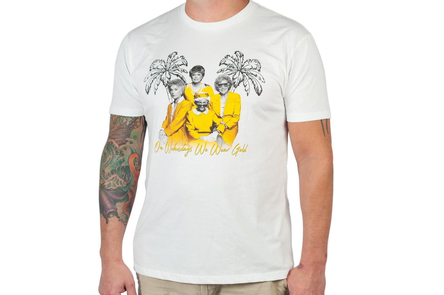 The Golden Girls 'On Wednesdays We Wear Gold' Men's T-Shirt | Large