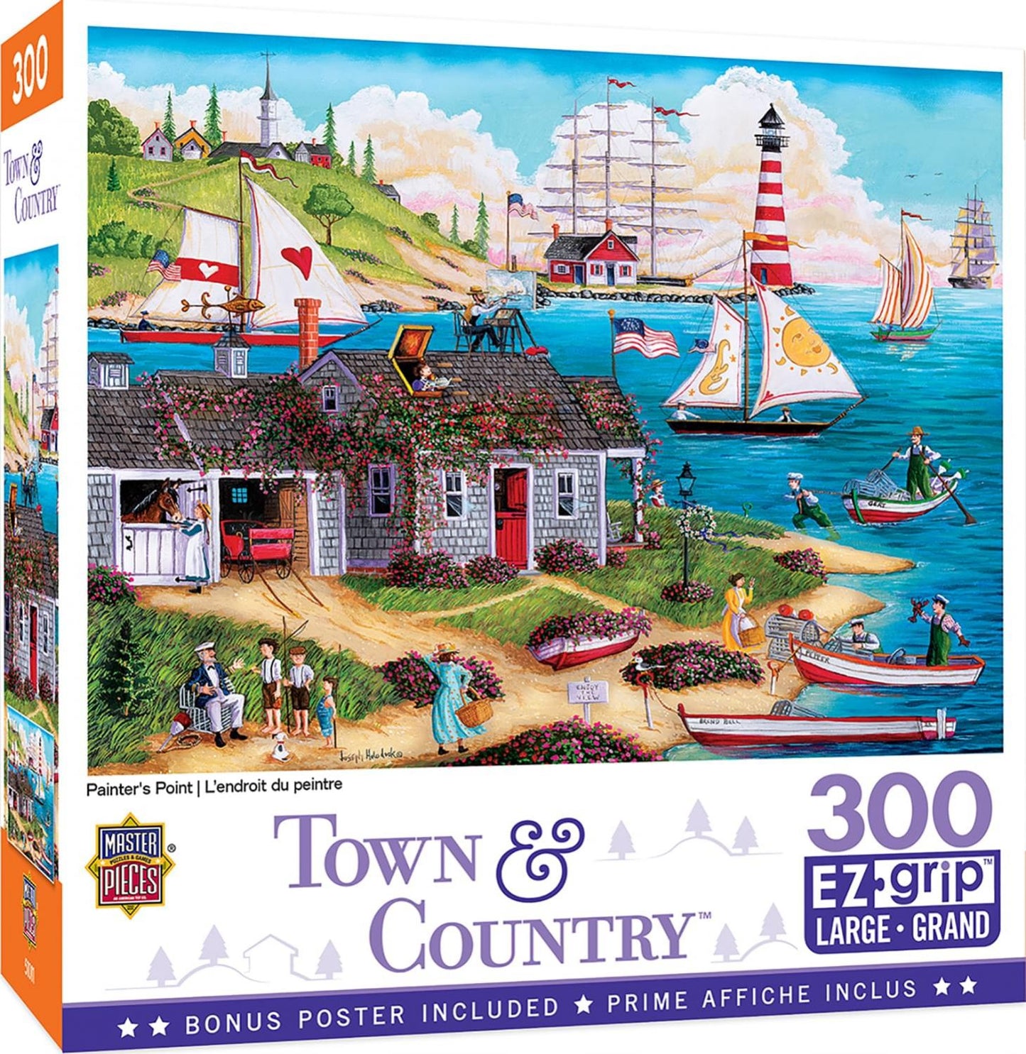 Painters Point 300 Piece Large EZ Grip Jigsaw Puzzle