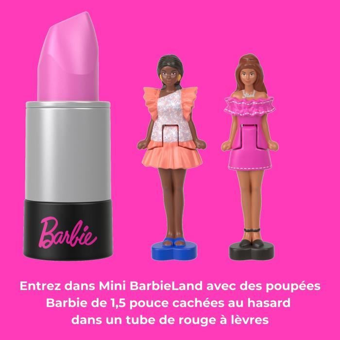 BARBIE Mini BarbieLand 6 lipstick set with mini dolls - JBD26