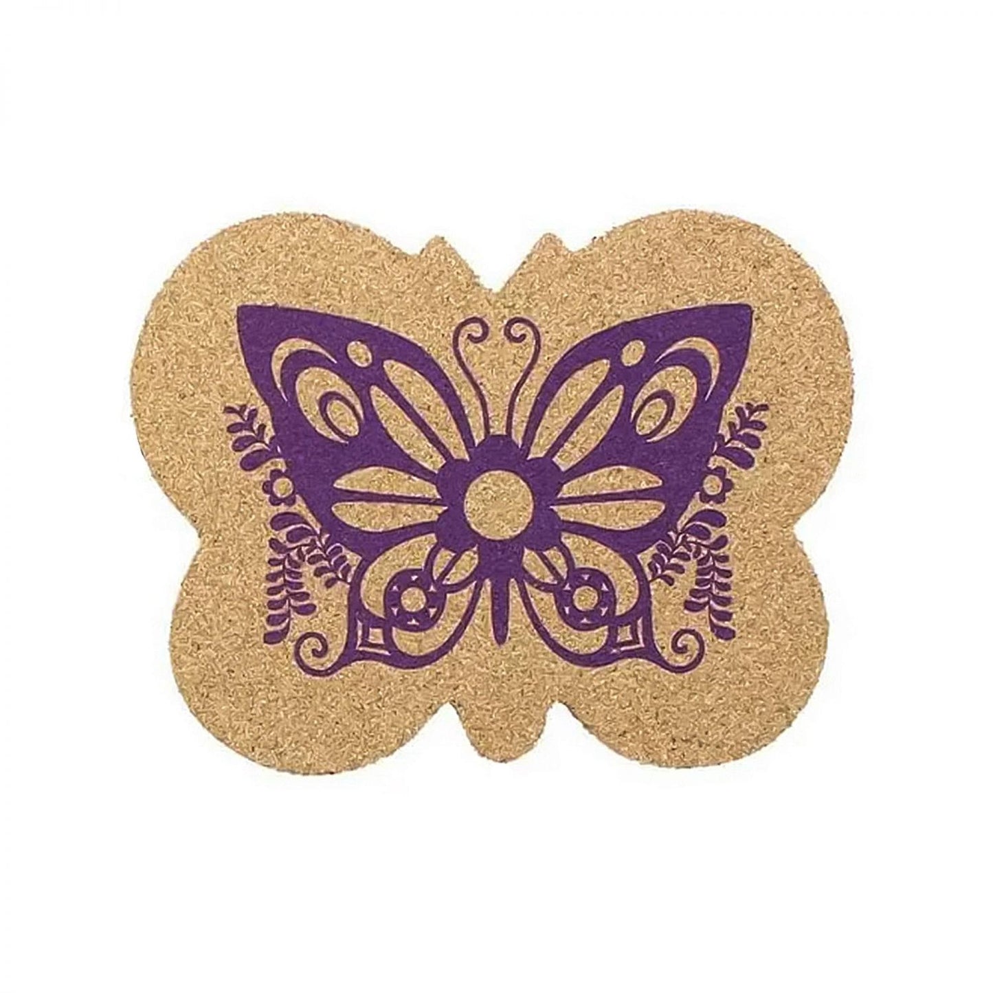 Kitsch on the Rocks Retro Cork Coaster Set - Super Fly - Set of 4