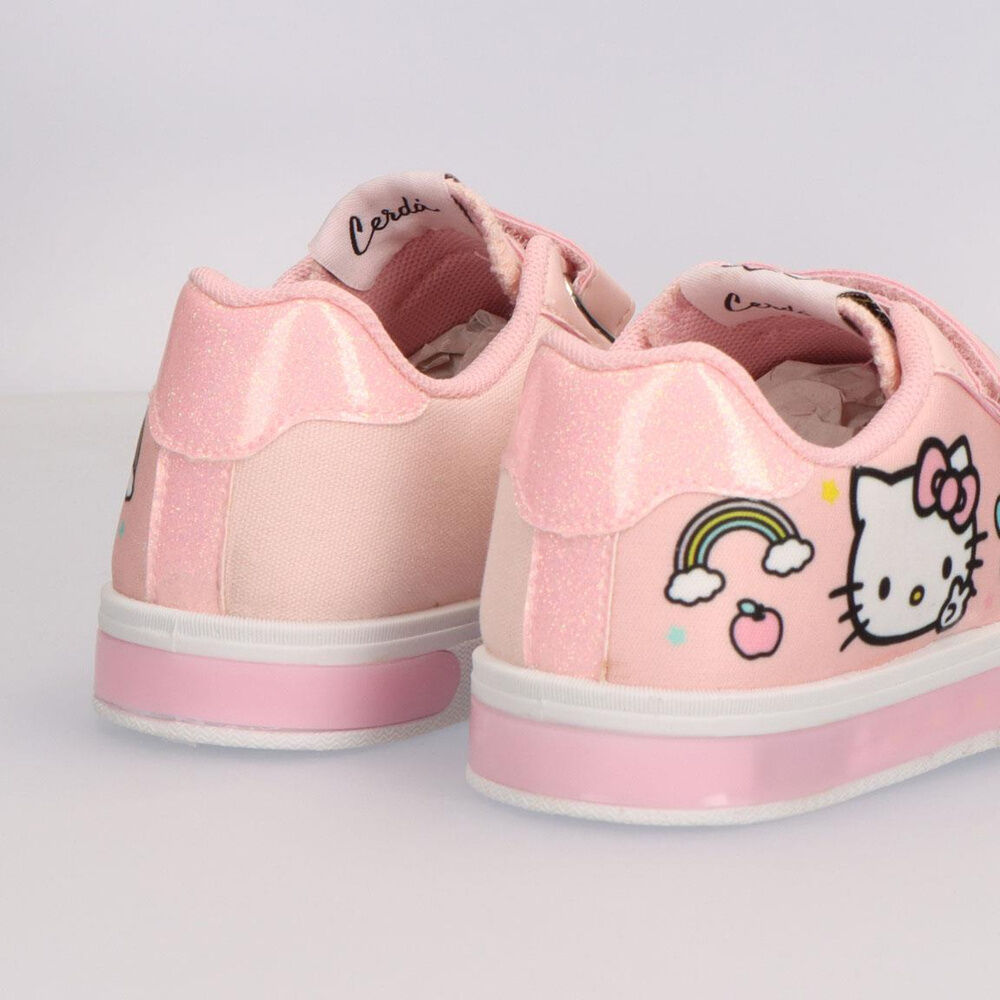 Hello Kitty canvas trainers with ligths