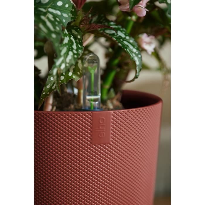 Flower pot - Elho - Jazz Round - Red - Ø 26 x H 24 cm - Indoor - 100% recycled