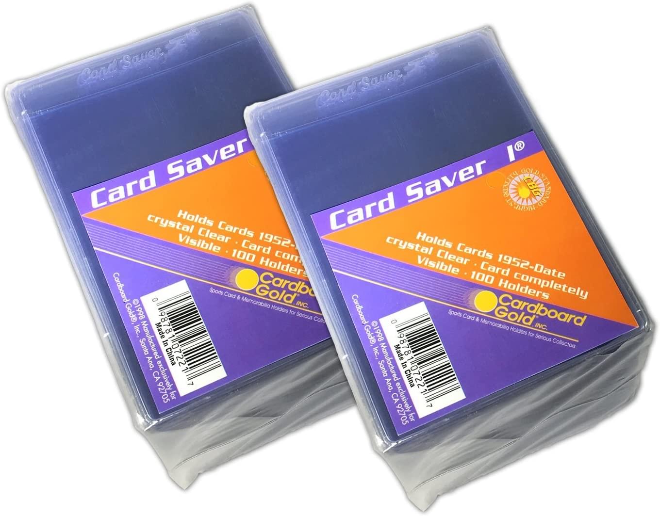Card Saver 1 Semi-Rigid Trading Card Holders | 1 Pack Box of 200