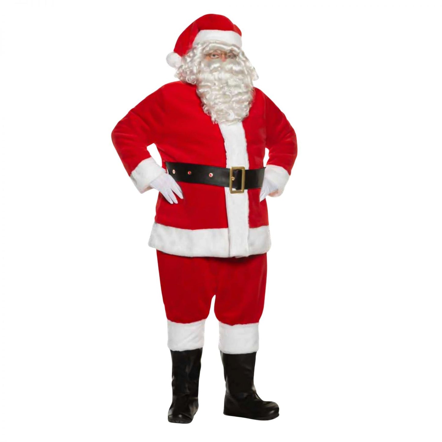 Deluxe Santa Suit Adult Costume | Standard