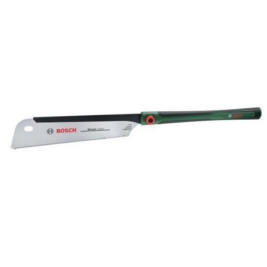 Bosch Dozuki Japanese Saw 270 mm (precise straight cuts in wood/plastic flexible SK5 steel blade Softgrip handle)