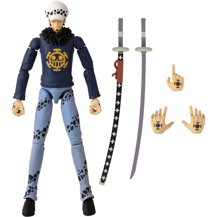 Bandai - Anime Heroes - One Piece - Anime Heroes Figure 17 cm - Trafalgar Law - 36937 Multicolor
