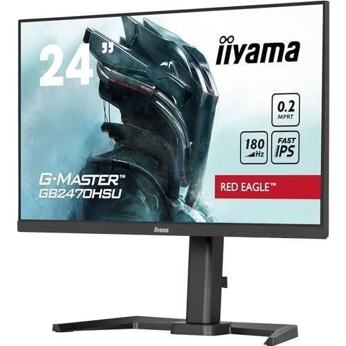 PC screen - IIYAMA - GB2470HSU-B6 - 24 IPS FHD 1920 x 1080 - 0.2ms - 180Hz - HDMI DP - Black
