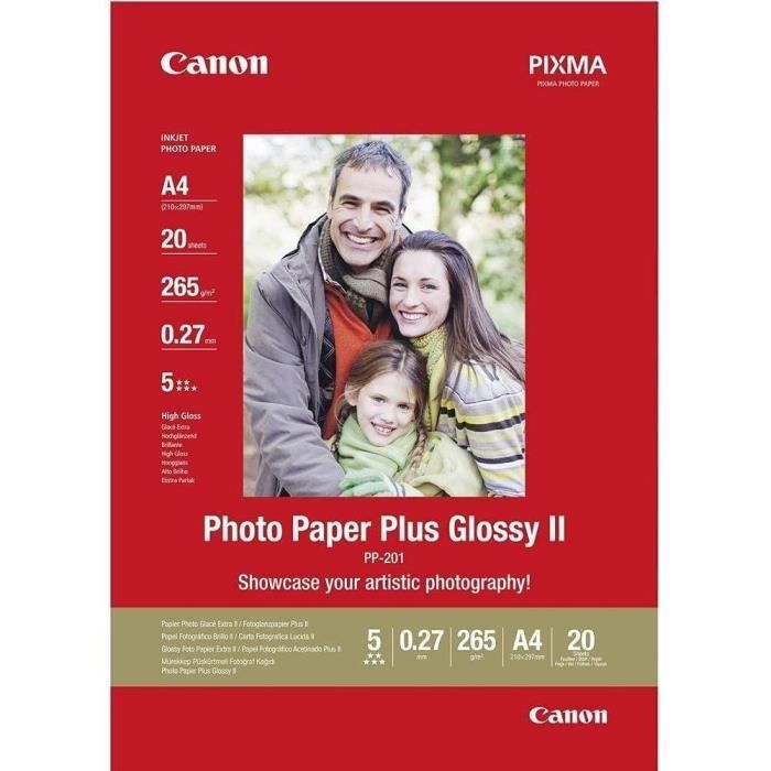 Canon PP-201 20 sheets A4 275g