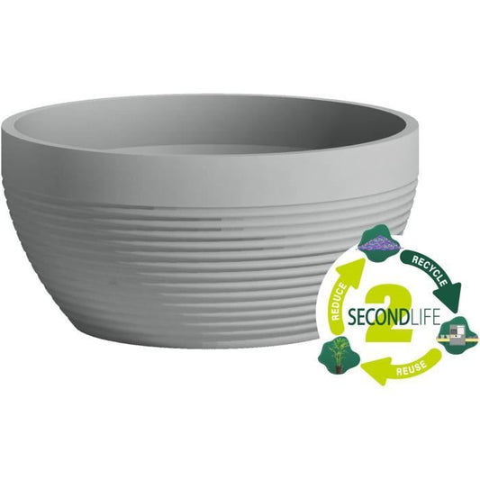Cup - GARDEN ID - Green Care Impact Blue-Grey - 35 x 16 cm - 10-year guarantee - 100% recycled - UV/frost resistant