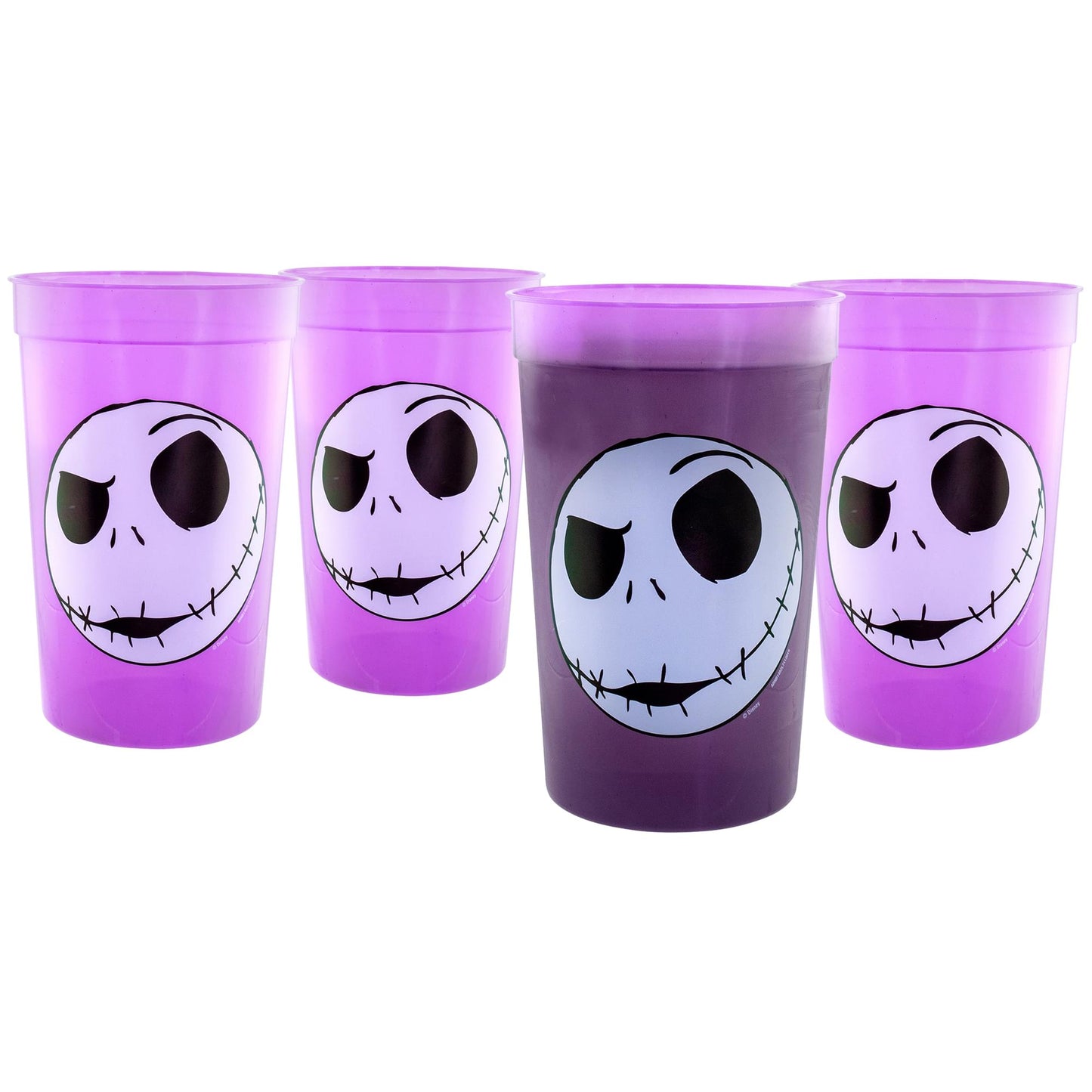 Disney The Nightmare Before Christmas Jack Color-Changing Cups | Set of 4