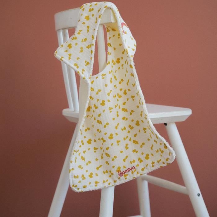 Pack of 2 bibs - DOMIVA - Savannah - American neckline - Soft and absorbent cotton