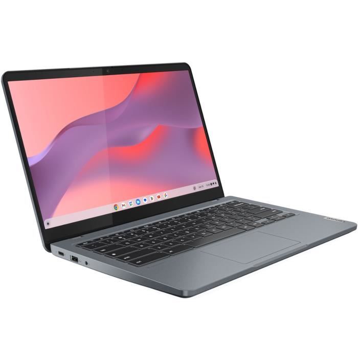 Chromebook Plus Computer LENOVO IdeaPad 3 14IAN8 | 14'' FHD - Intel i3 N305 - 8 GB RAM - 128 GB SSD - Chrome OS - AZERTY