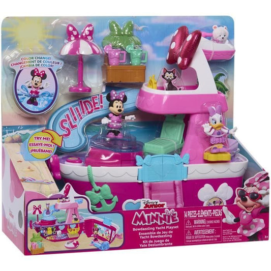 Interactive toy - DISNEY MINNIE MOUSE - Minnie's Yacht - Yacht with 14 accessories, changing outfits and swimming pool