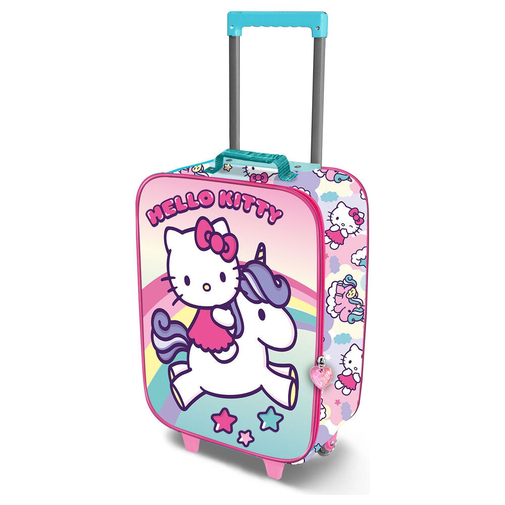 Hello Kitty Unicorn 3D trolley suitcase 46cm