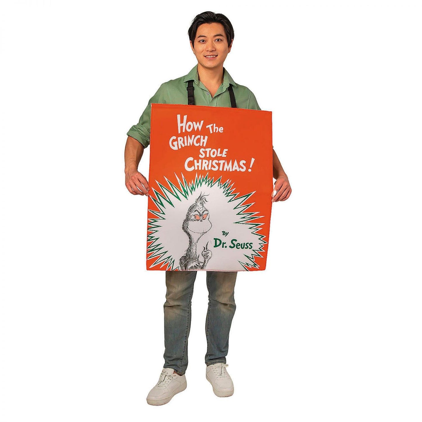 Dr Seuss The Grinch Book Quik Change™ Adult Costume | One Size