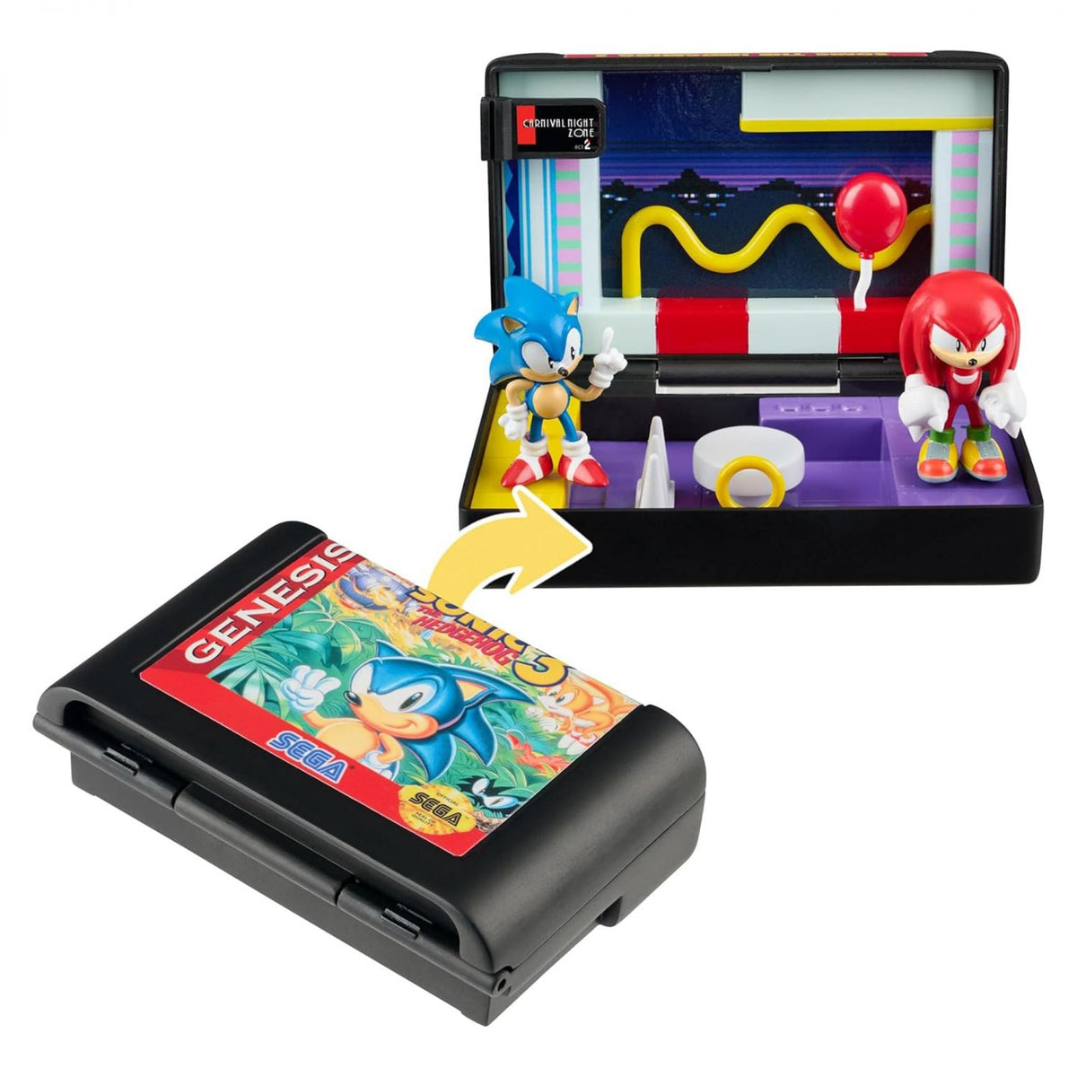 Console Heroes Sega Sonic 3 Cartridge Playset