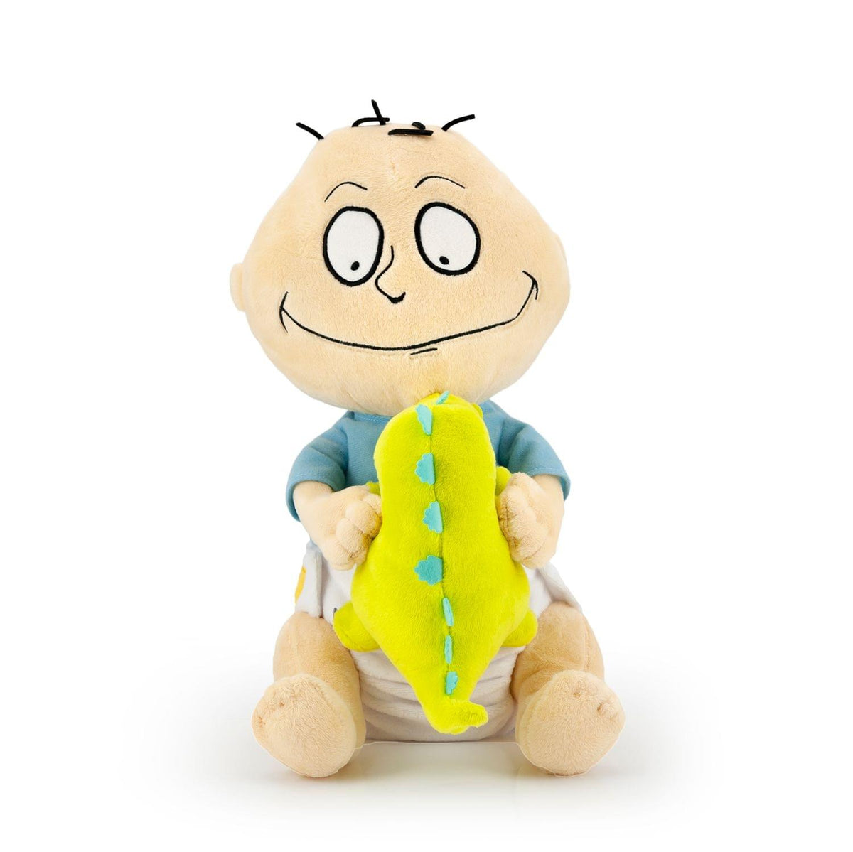 Nickelodeon Rugrats Tommy Pickles and Reptar Stuffed Plush Toy, 12"