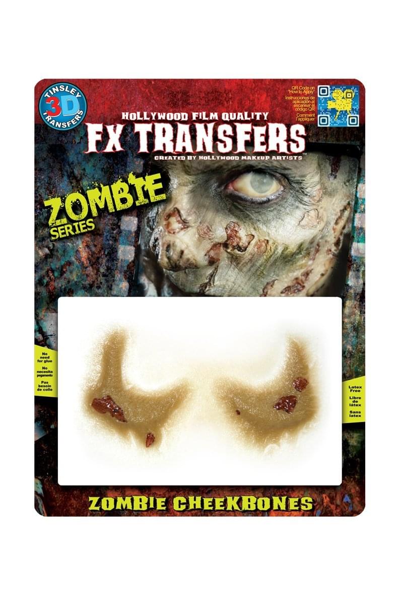 Costume 3D FX Transfers: Zombie Cheekbones