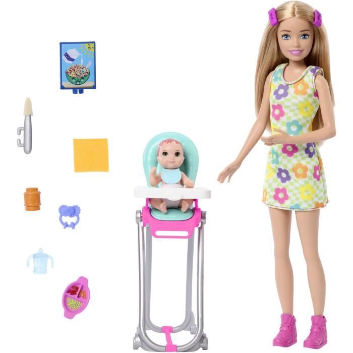 BABYSITTER BABY MEAL BOX - BARBIE - HTK35