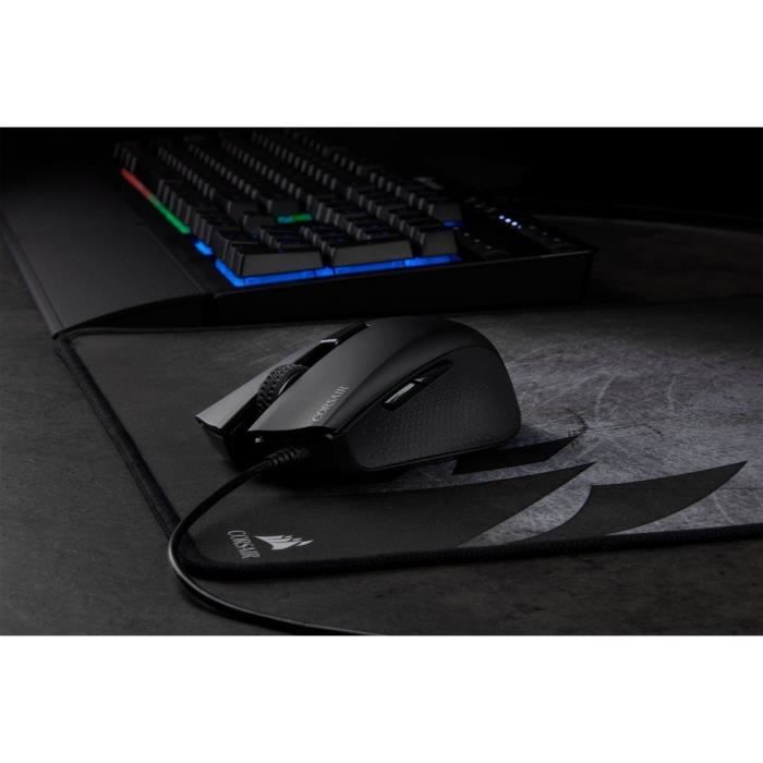 CORSAIR Optical Gamer Mouse HARPOON RGB PRO FPS / MOBA - Backlit RGB LED Backlit - 12000 DPI - Black (CH-9301111-EU)