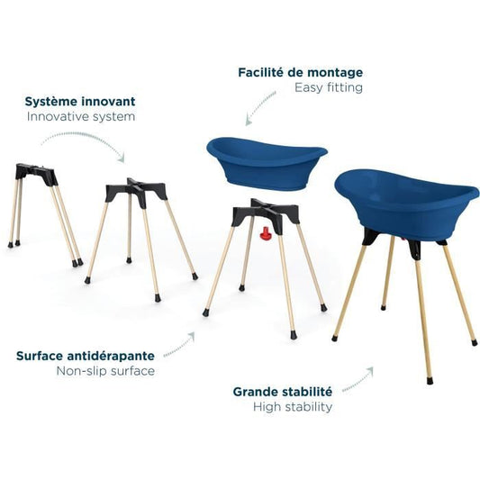 Deckchair Pack - THERMOBABY - VASCO 5 in 1 - Ocean Blue