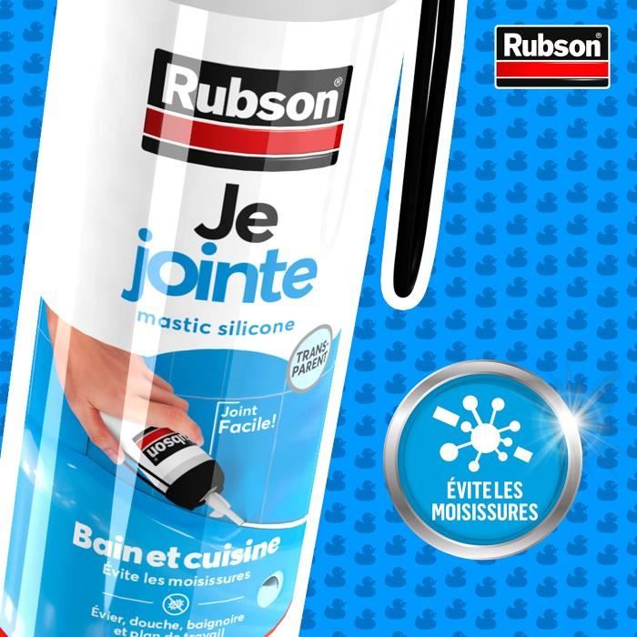Rubson sanitary putty - Gachette 200 ml - White
