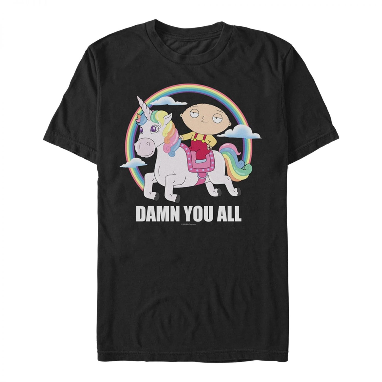 Family Guy Stewie Unicorn Short Sleeve T-Shirt | X-Large