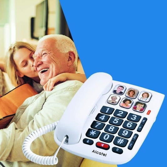 Alcatel TMax 10 White Senior Corded Telephone