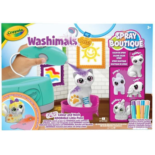 Coloring - CRAYOLA - Washimals Spray Boutique - Spray and color your animals! Ages 3 and up