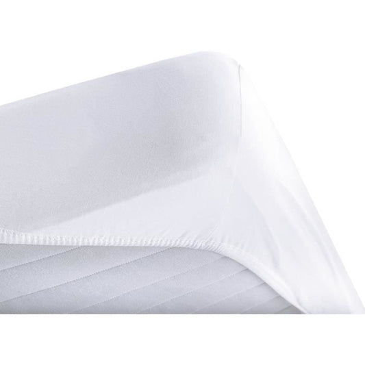 Absorbent mattress protector - 140x190 cm - Cotton - Anti -mite