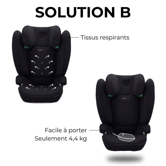 AUTO SEP SOLUTION B I -FIX Volcano Black Cybex - Group 2/3 - Black