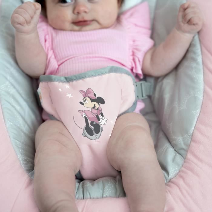 BRIGHT STARTS - Minnie Mouse vibrating lounger Rosy Skies