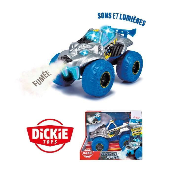 Dickie - Monster Arctic Ice - 25cm Vehicle - Smoke Function - Sounds and Lights