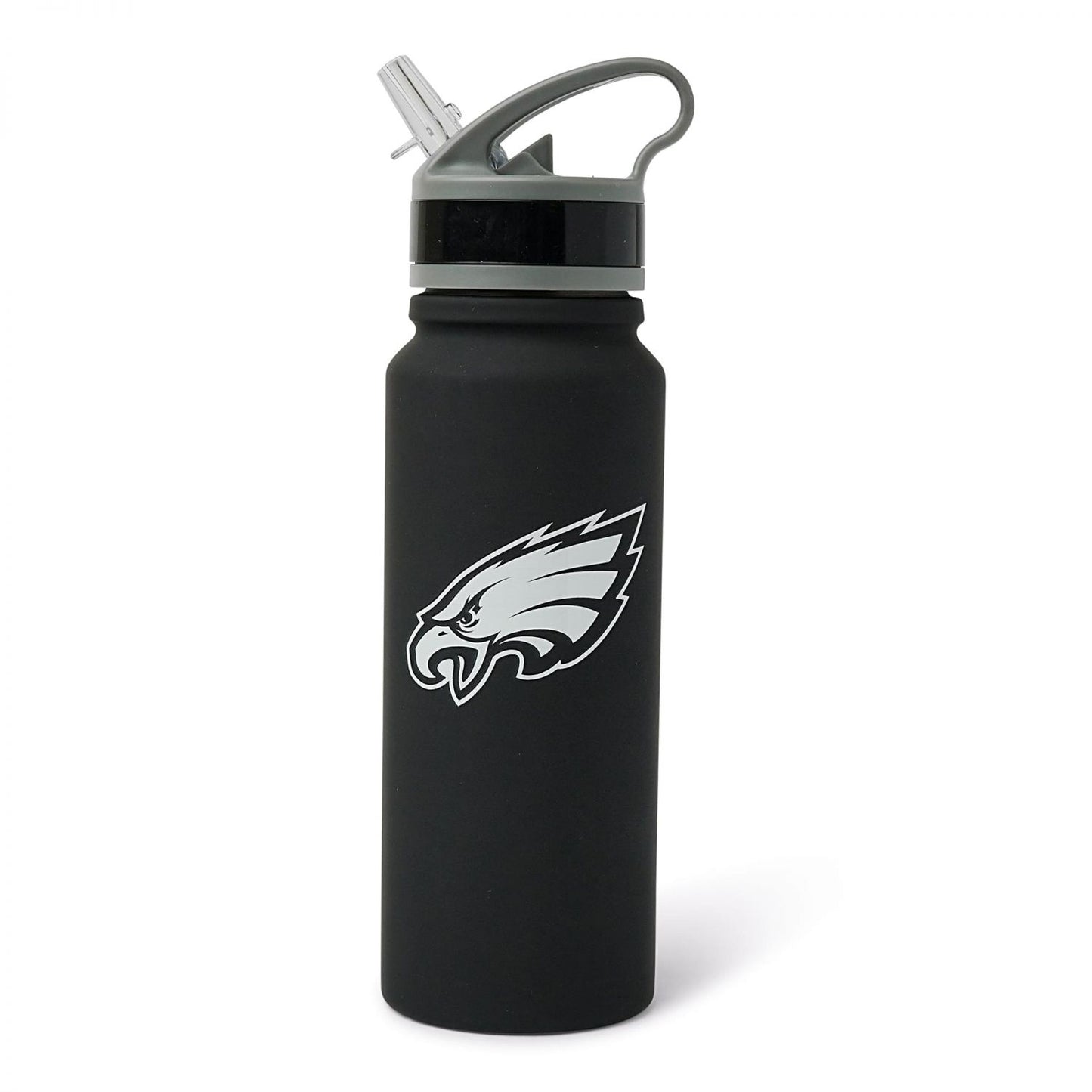 Philadelphia Eagles Black 25-Ounce Stainless Steel Flip-Top NFL Water Bottle