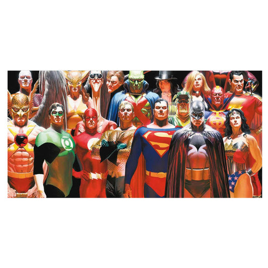 DC Comics Justice League glass poster