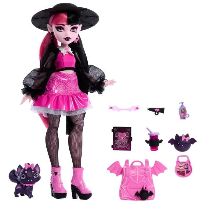 Monster High Draculaura Doll with Pet and Accessories HRP64