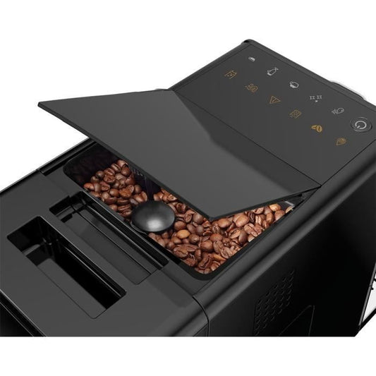 Automatic espresso machine - BEKO - CEG3194B - 1350 W - Milk carafe - Black