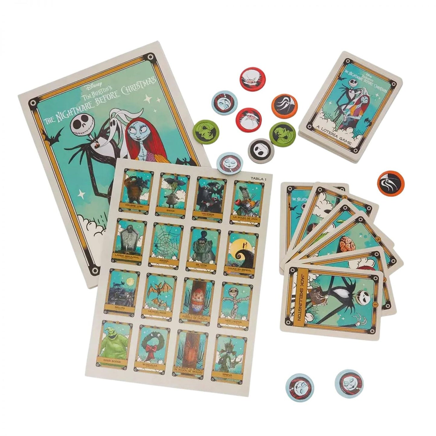 Disneys Nightmare Before Christmas Loteria