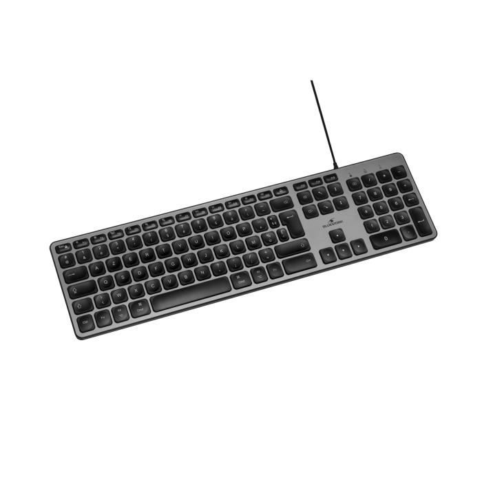 Wired Keyboard - Bluestork - KB Mac - Azerty - Mac Compatible - Black