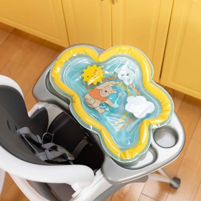 DISNEY BABY -WINNIE- Baby water mat, sensory and educational game, inflatable, easy to clean, foldable, from birth