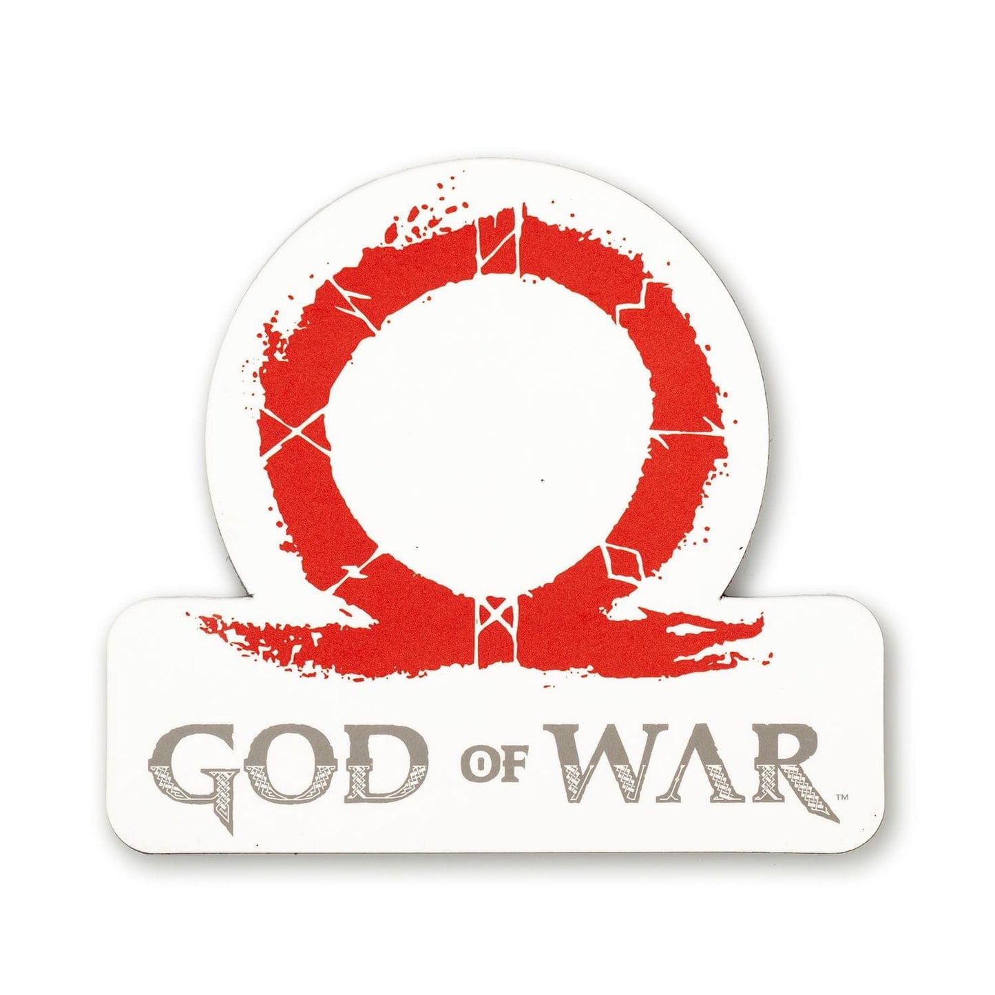 God of War 2018 Omega Logo Car Magnet | Kratos And Son | Video Game Collectible