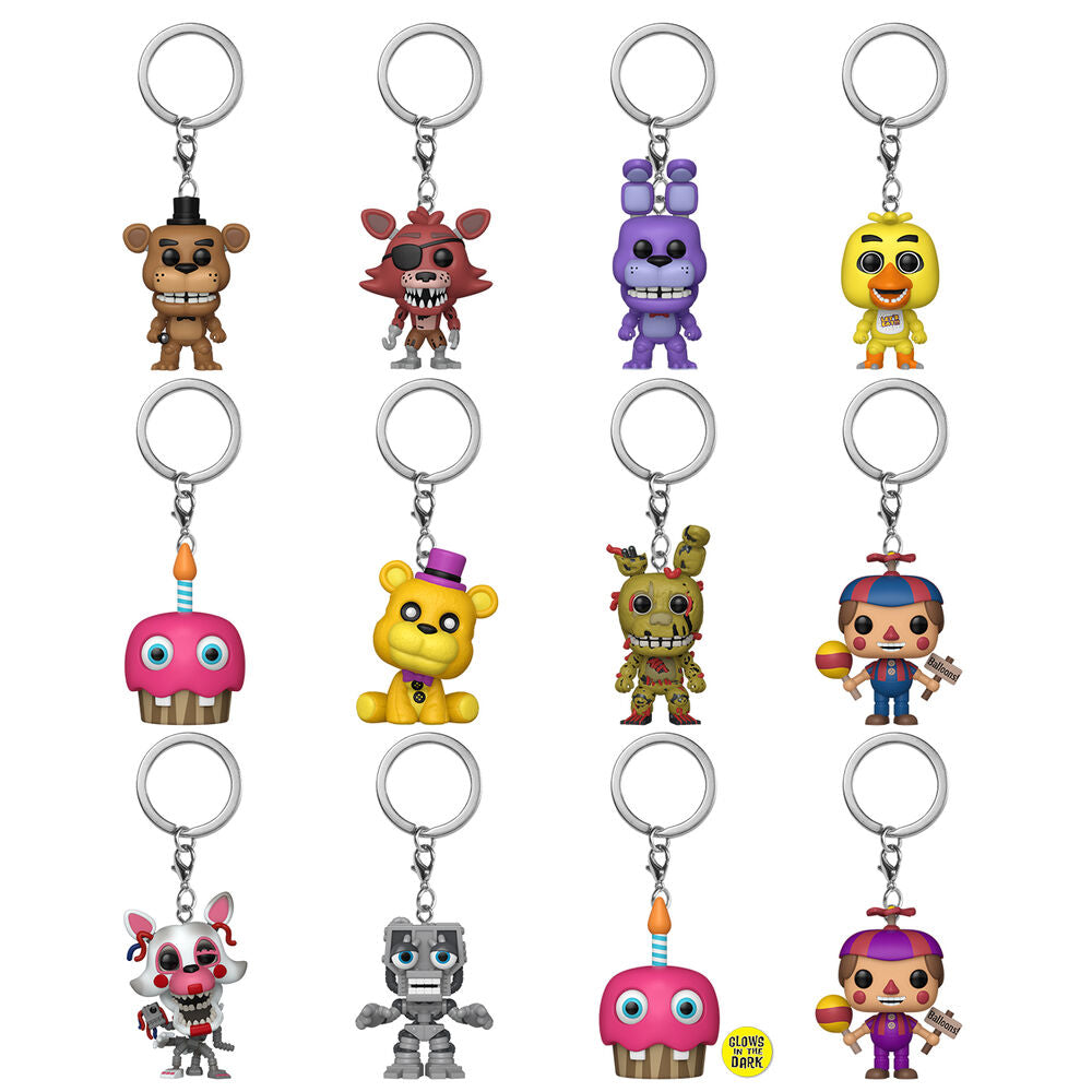 Assorted Pocket POP Keychain Mystery Five Nights at Freddys