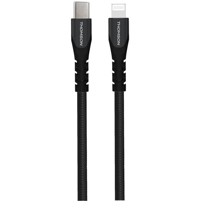 Cable - THOMSON - Charging & Data - USB-C to Lightning 3A - MFI Certified - 1.5 m