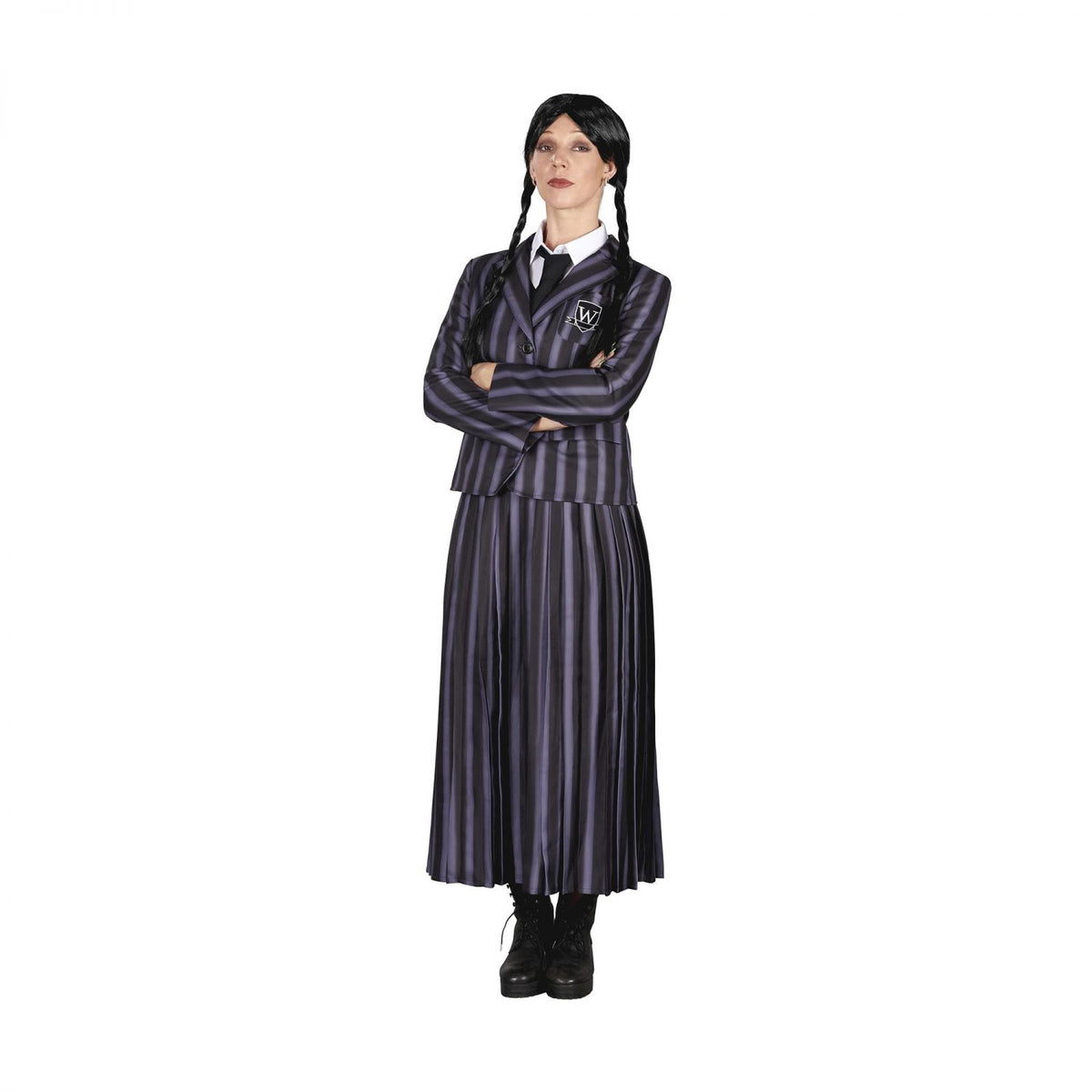 Gothic Girl School Uniform Adult Costume | X-Small