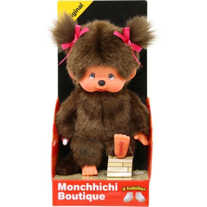 Monkey Plush - BANDAI - The Original Girl Plush - Monchhichi - 20 cm