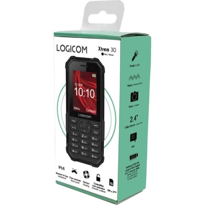 Logicom Xtrem 30 2.4 Double SIM 32 MB Noir