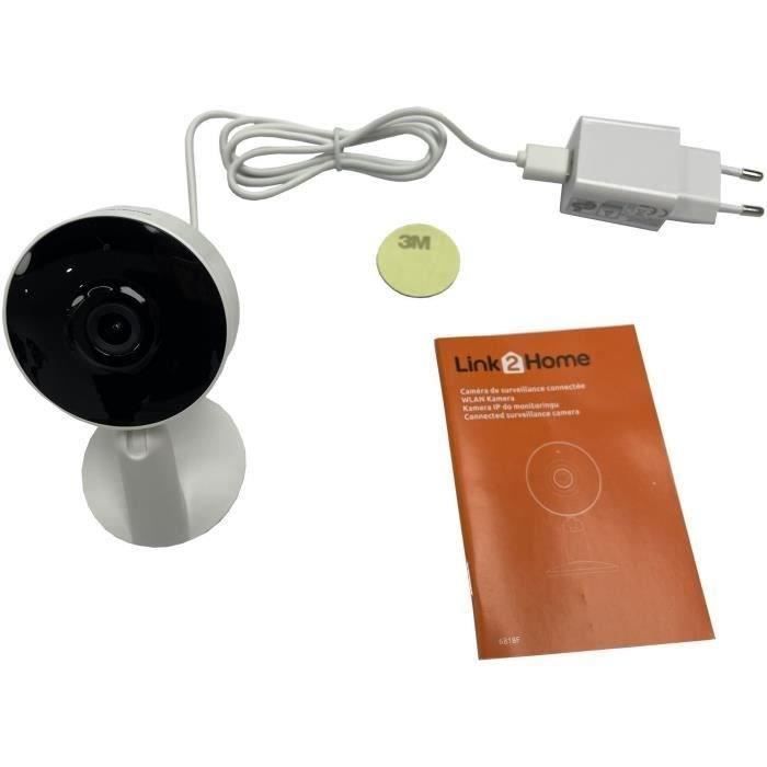 Wi-Fi Camera - LINK2HOME - HD 1080P, Night Vision, Motion Detection